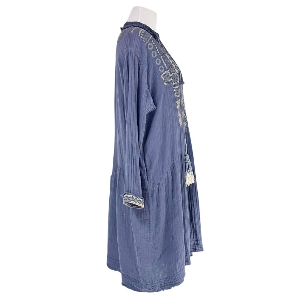 Johnny Was Rhan Boho Gauze Embroidered Dress - Picture 7 of 11